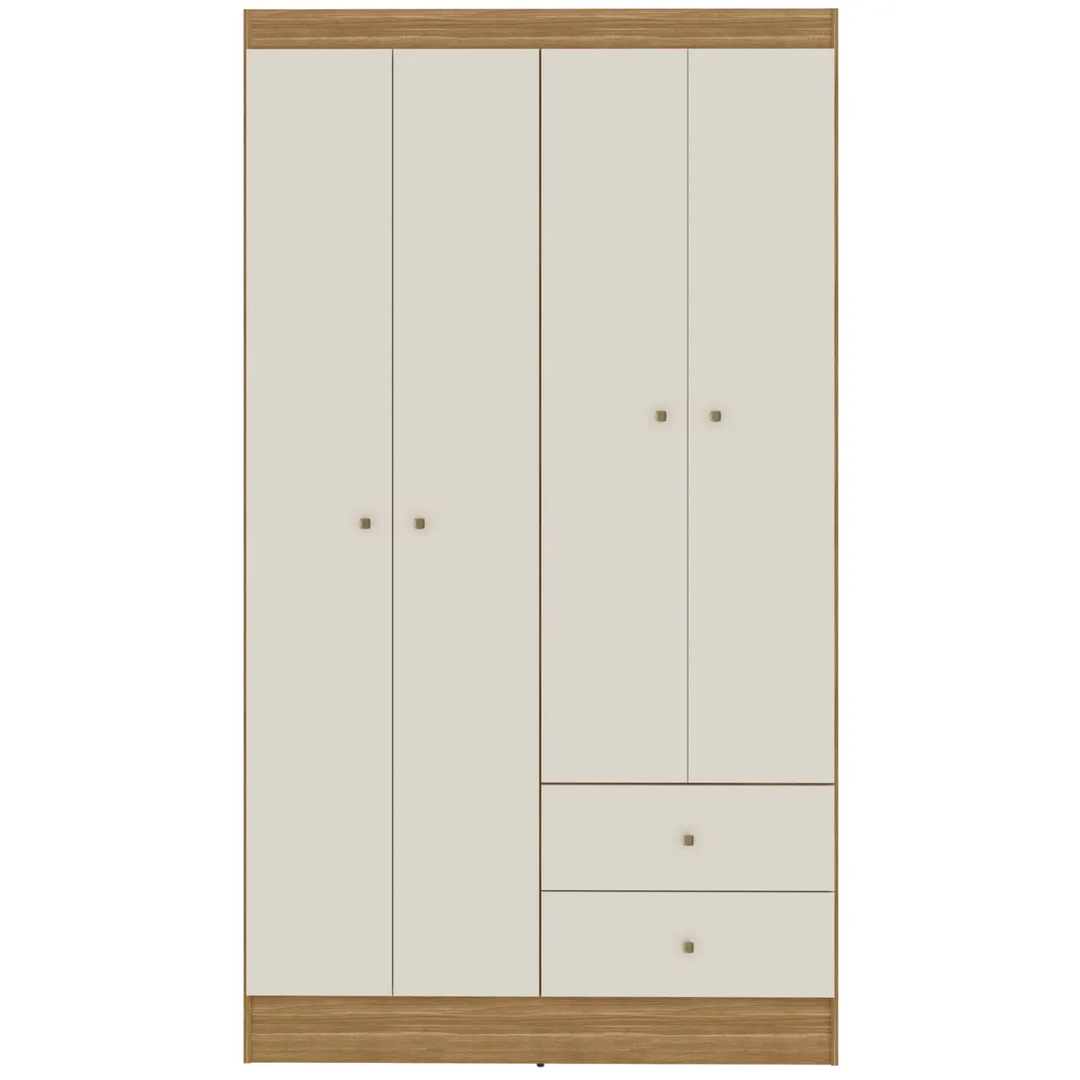 MOVELARIA - Combo Closet versa 4 puertas + Closet Versa 3 Puertas Off White K4232