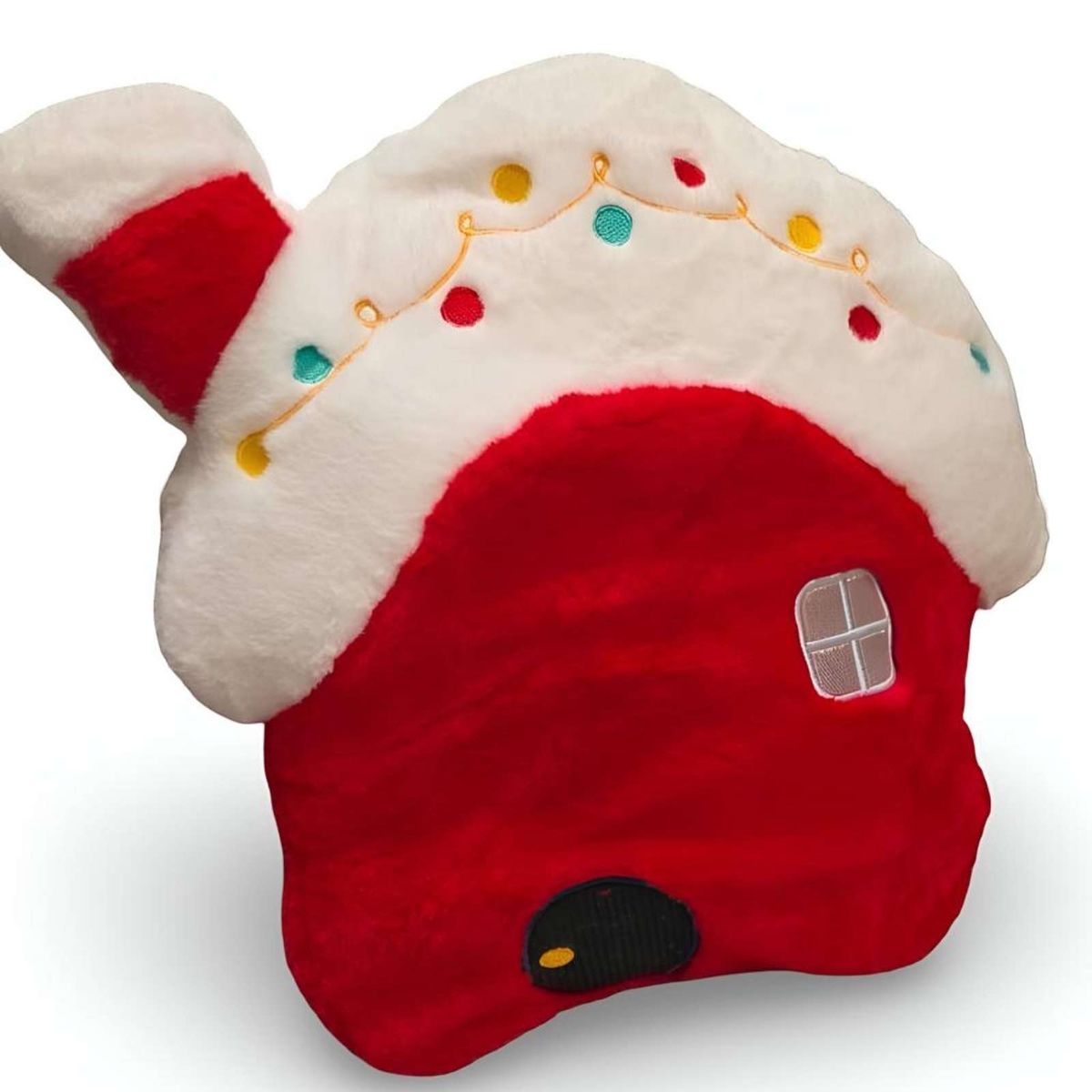 GENERICO - COJÍN DECORATIVO NAVIDEÑO DISEÑO CASA 06