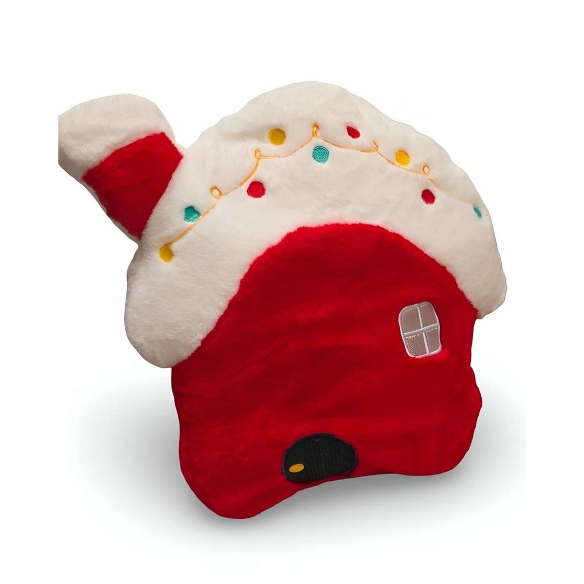 GENERICO - COJÍN DECORATIVO NAVIDEÑO DISEÑO CASA 06