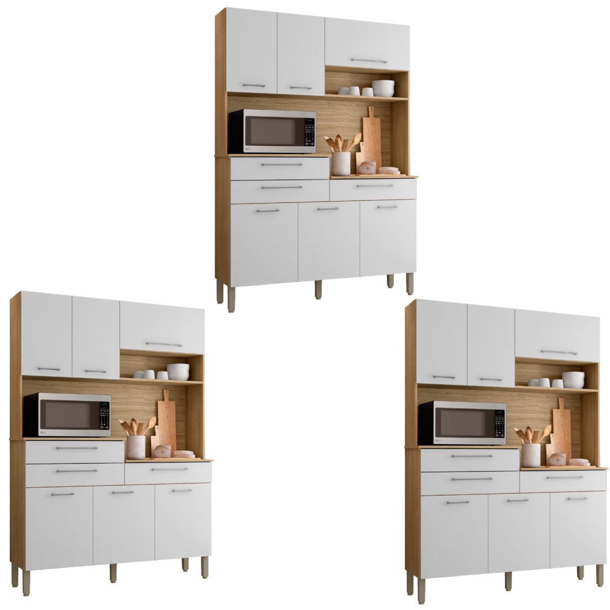 MOVELARIA - Combo 3 Kits 8 Puertas Kit Orion K08X3