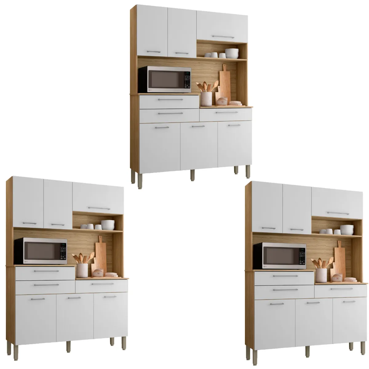 MOVELARIA - Combo 3 Kits 8 Puertas Kit Orion K08X3