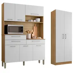 MOVELARIA - Combo Kit 8 Puertas Kit Orion y Alacena K0820