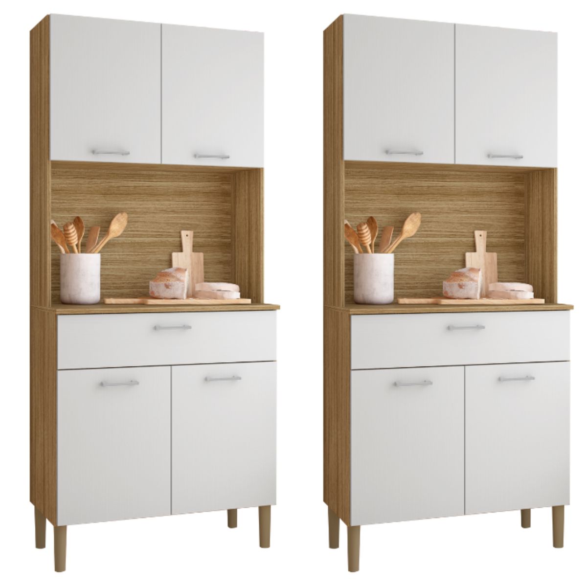 MOVELARIA - Combo 2 Muebles de Cocina Kris K04X2