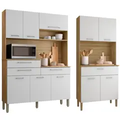 MOVELARIA - Combo Mueble de Cocina Kris y Kit 8 Puertas Kit Orion K0408