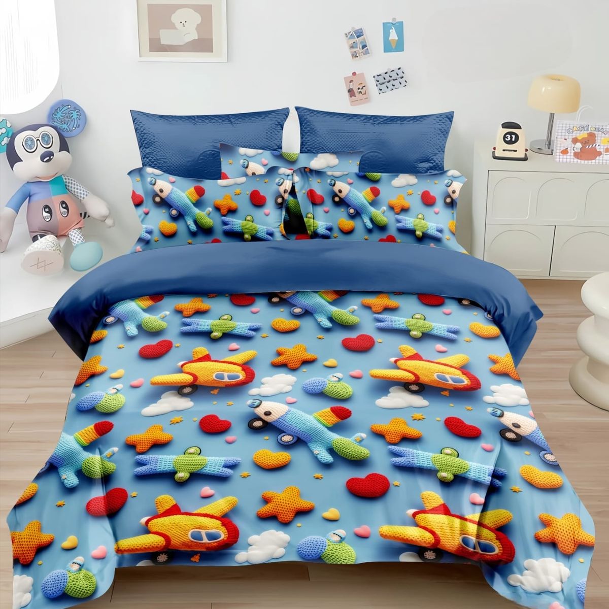 GENERICO - Quilt de Verano 1.5 Plazas Efecto 5D TFK10