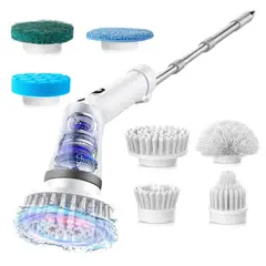 MOVI - CEPILLO INALAMBRICO DE LIMPIEZA 9 EN 1 RECARGABLE