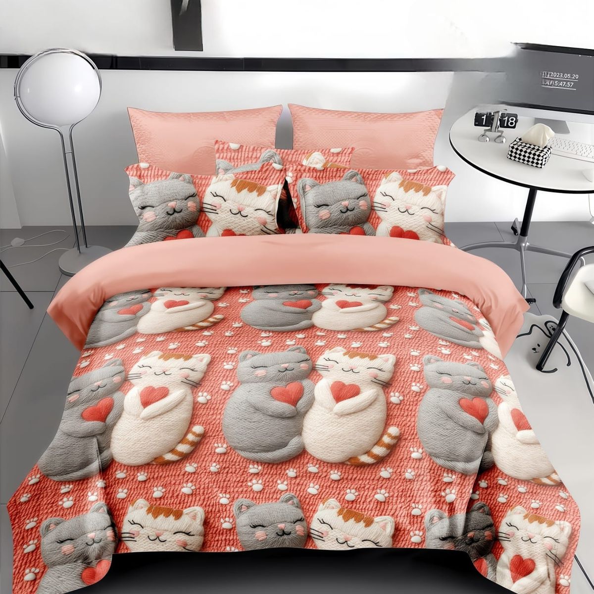 GENERICO - Quilt de Verano 1.5 Plazas Efecto 5D TFK12