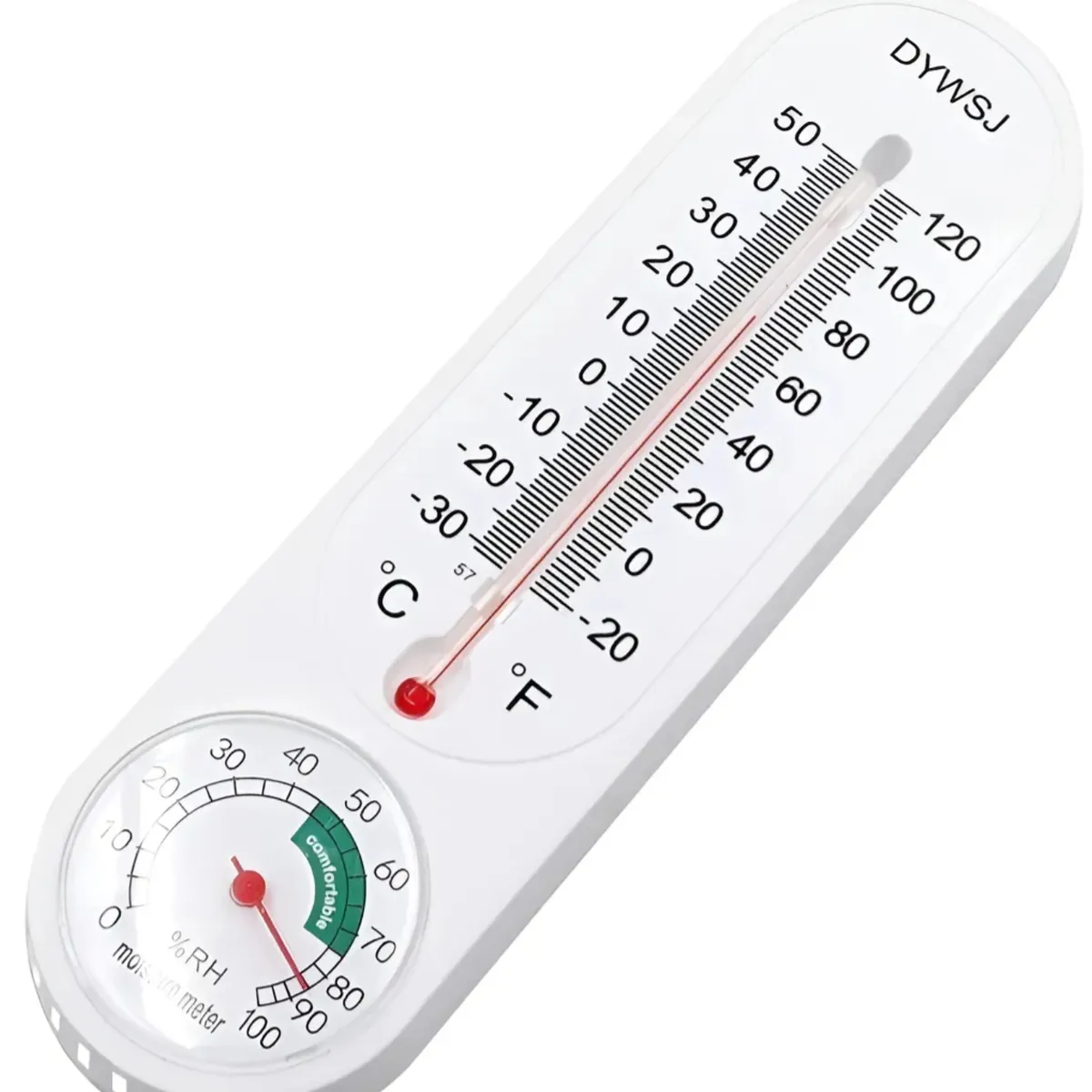 GENERICO - Termómetro e Higrómetro de Pared para Ambientes Temperatura Humedad