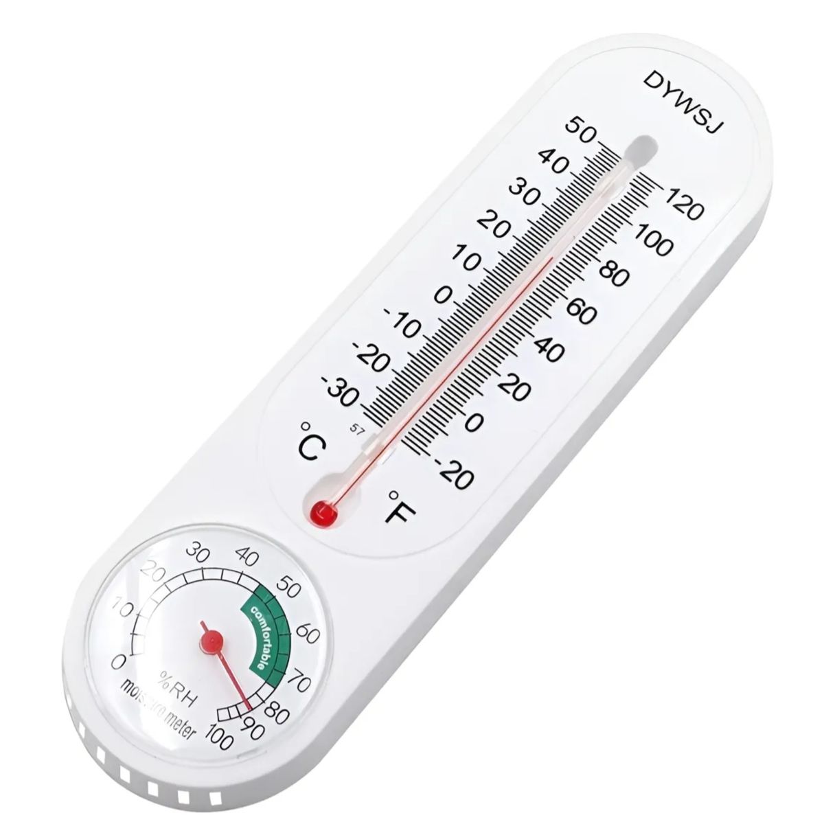 GENERICO - Termómetro e Higrómetro de Pared para Ambientes Temperatura Humedad