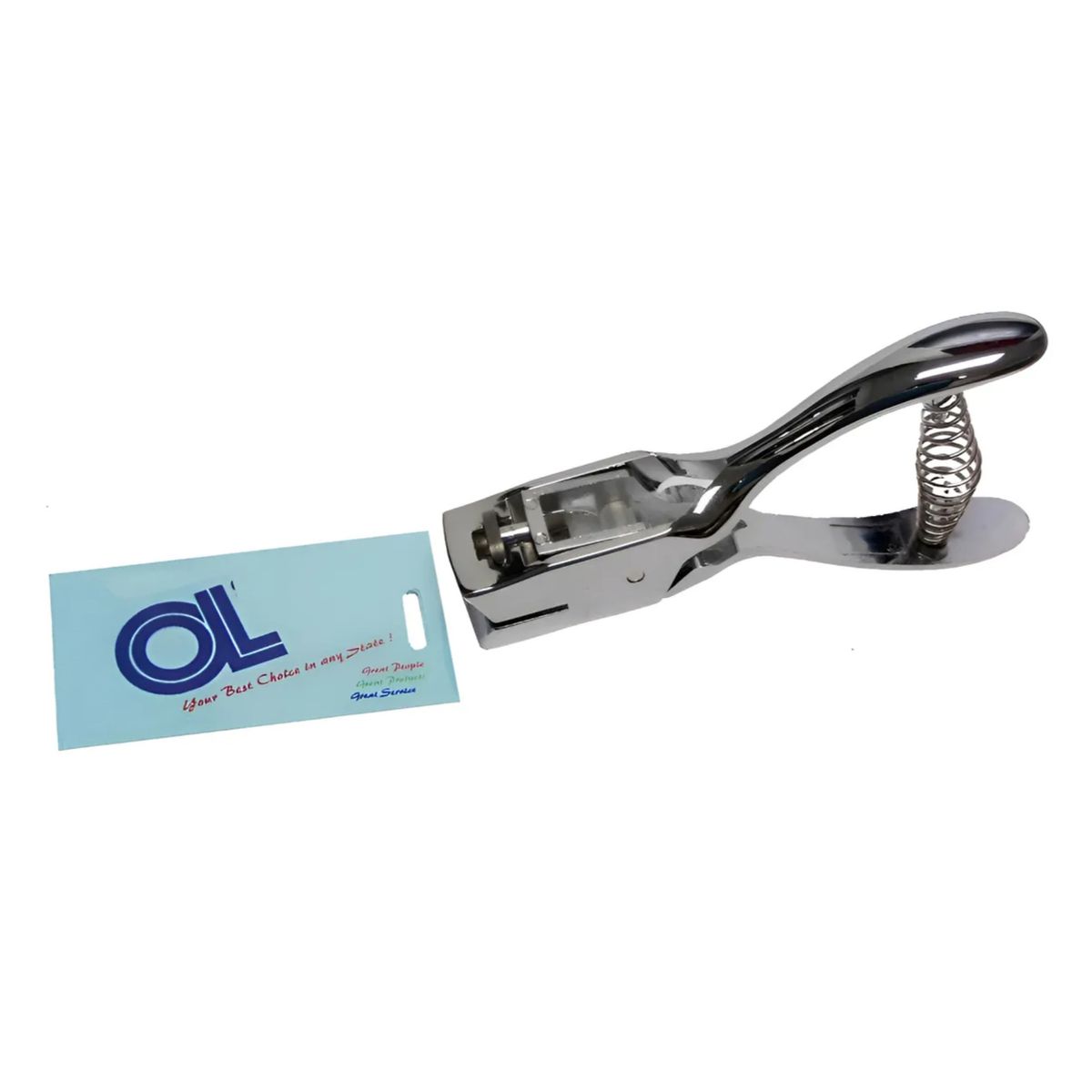 GENERICO - Perforador Ovalado 3x15mm Credenciales Pvc Identificacion