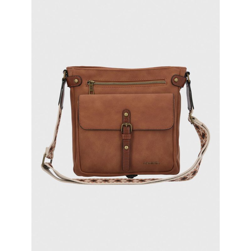 AZALEIA - Cartera Mujer Milan Cross Café AZALEIA