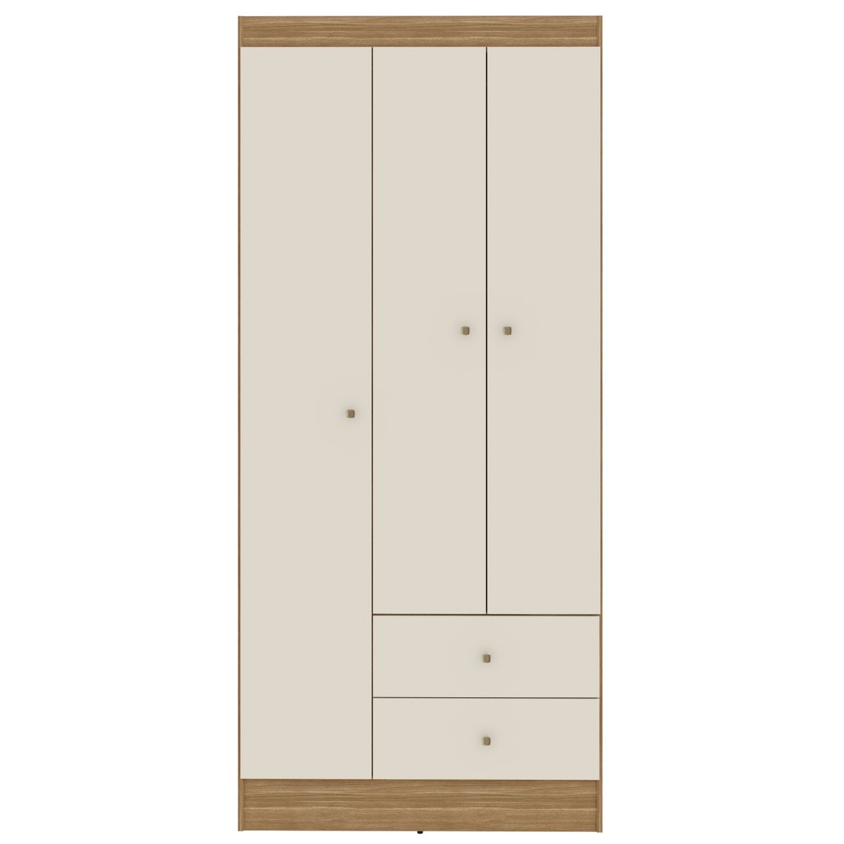 MOVELARIA - Combo Closet Versa 3 Puertas + Multiuso Luna Off White K3215
