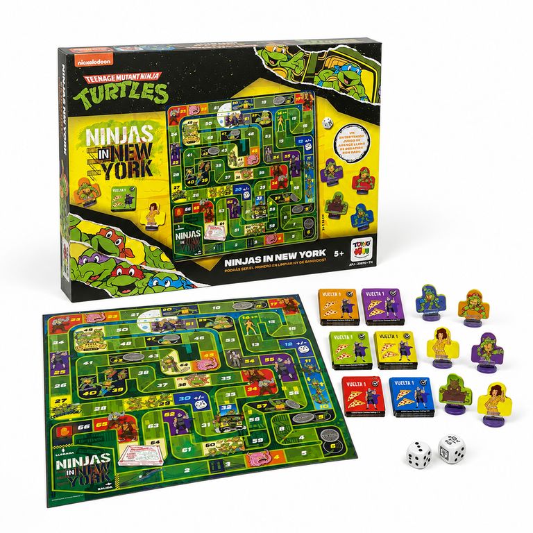 Juego de Mesa Ninjas In New York - Tortugas Ninjas