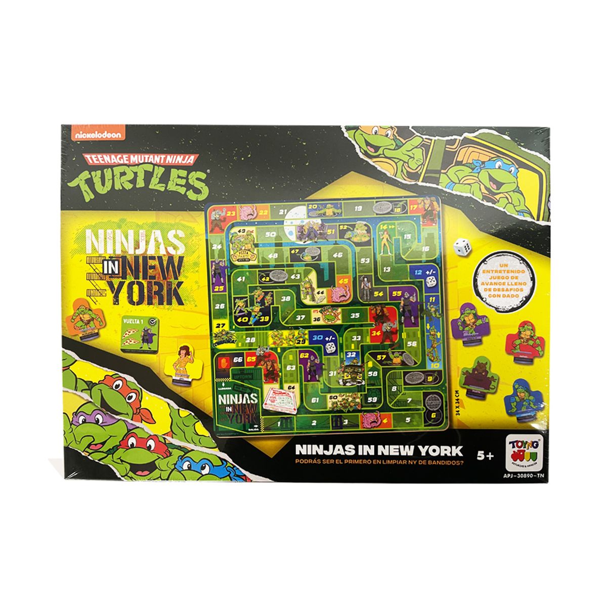 TORTUGAS NINJA - Juego de Mesa Ninjas In New York - Tortugas Ninjas