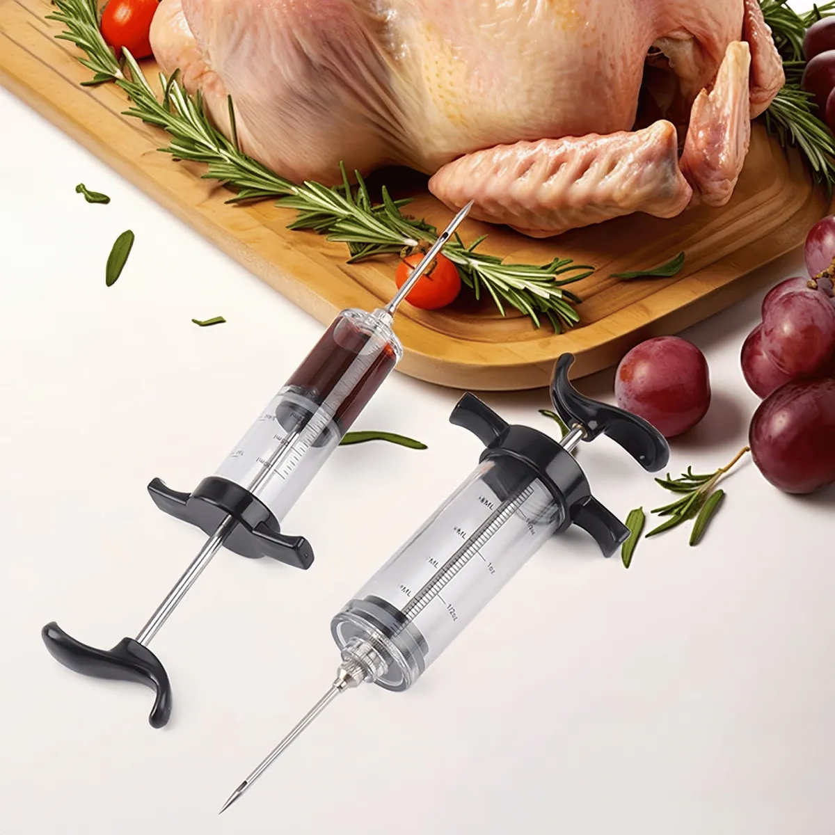 HOMESTAR - Inyector de Adobos para Carnes Pavo - 30 ml