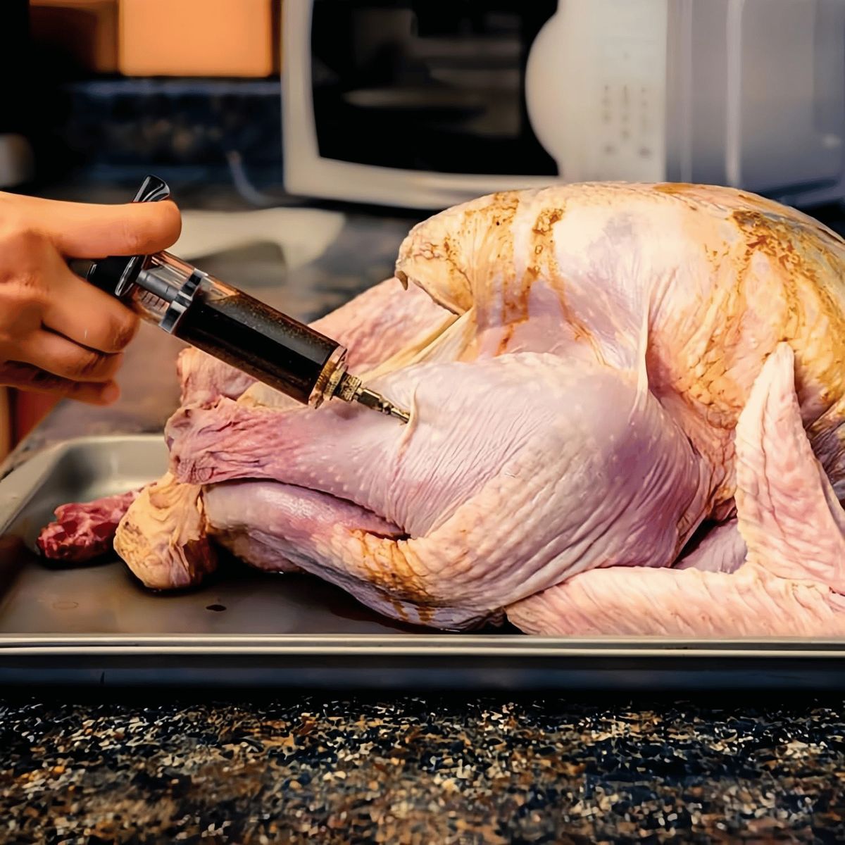 HOMESTAR - Inyector de Adobos para Carnes Pavo - 30 ml