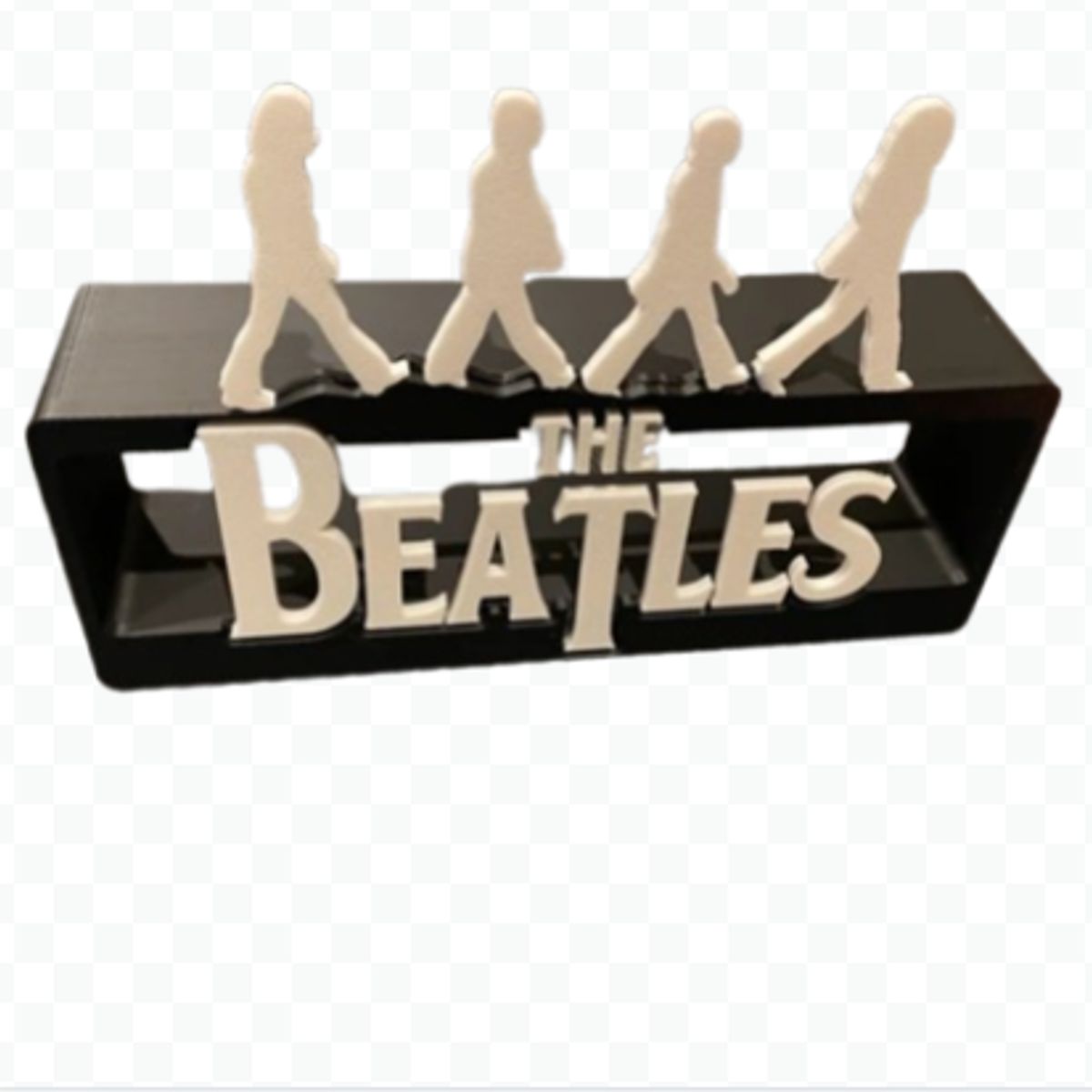 GENERICO - Logotipo decorativo de los Beatles con icónica caminata