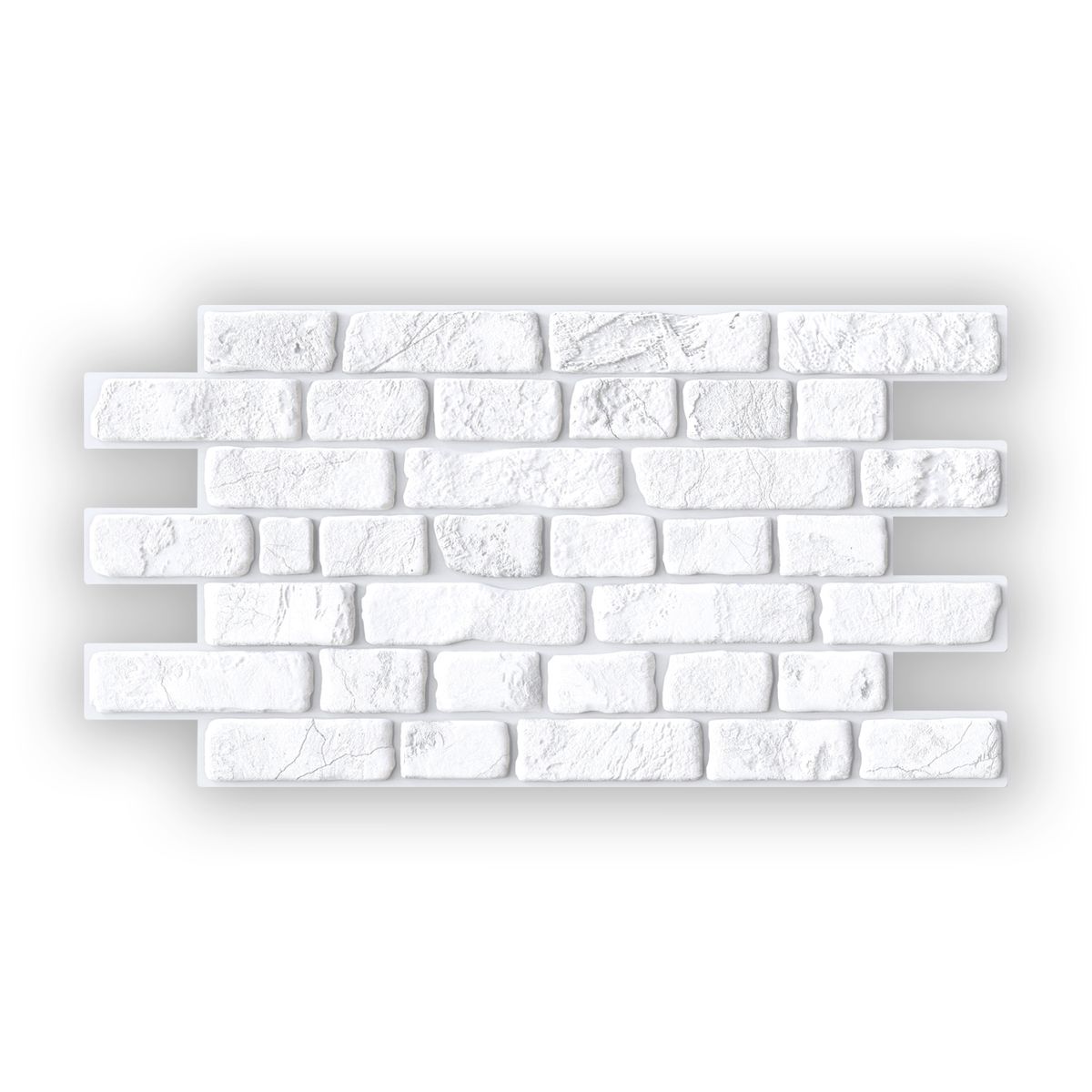 MERCAR RAY - Wall Panel PVC 3D 95.1 cm x 49.5cm Ladrillo Retro 4.1m² (10 Paneles)