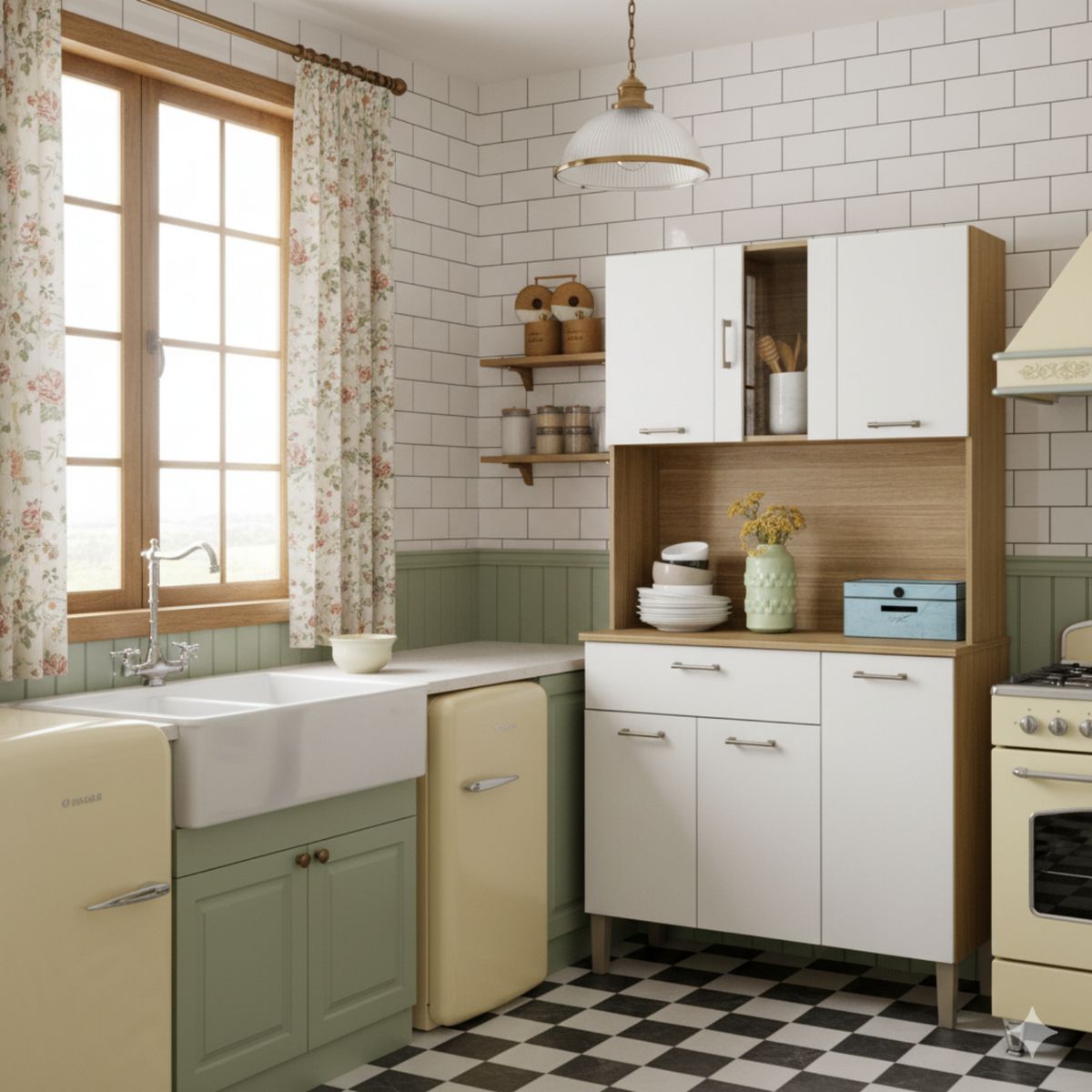 MOVELARIA - Mueble de Cocina Kyra 6 puertas Off White K06