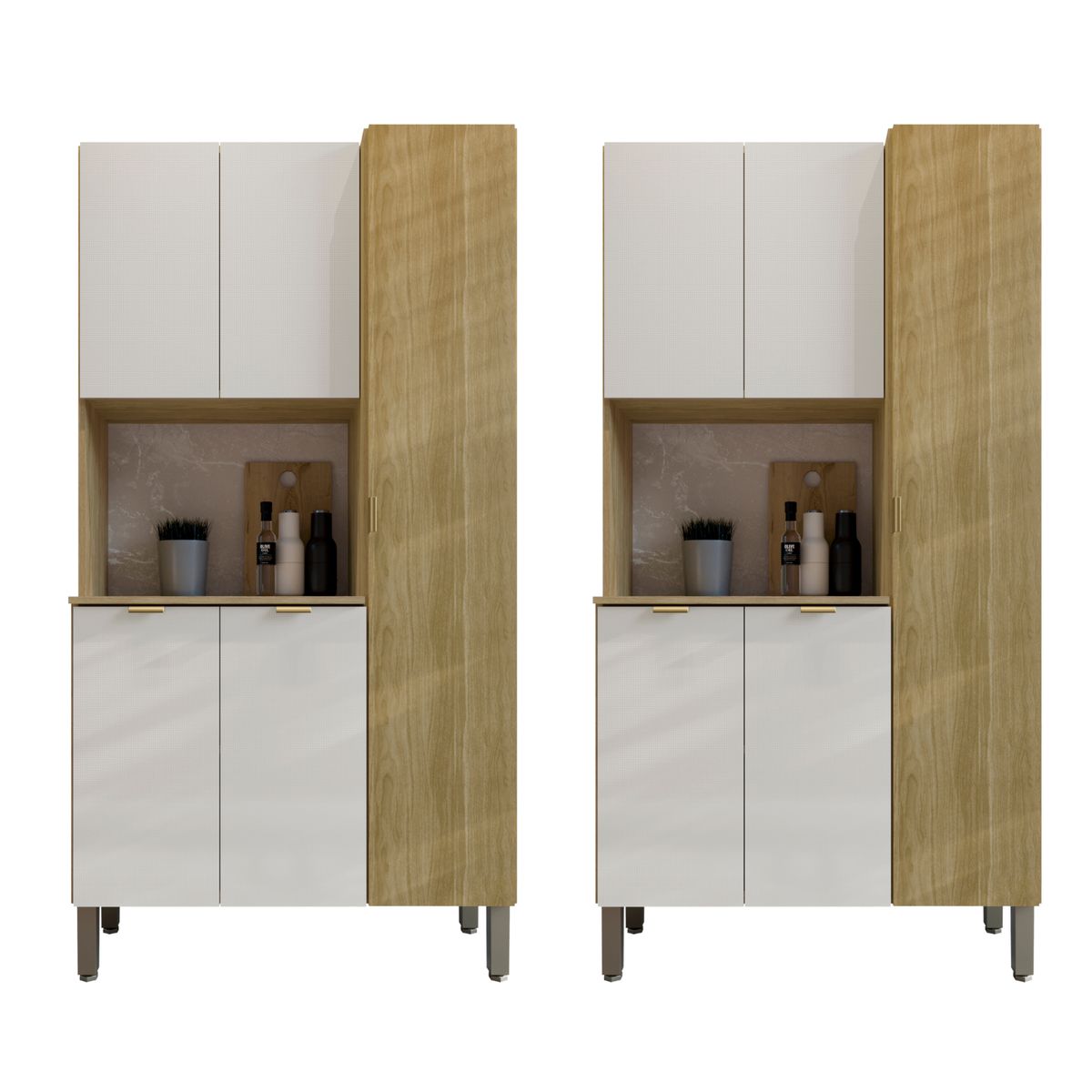 MOVELARIA - Combo 2 Muebles de Cocina Melissa K05X2