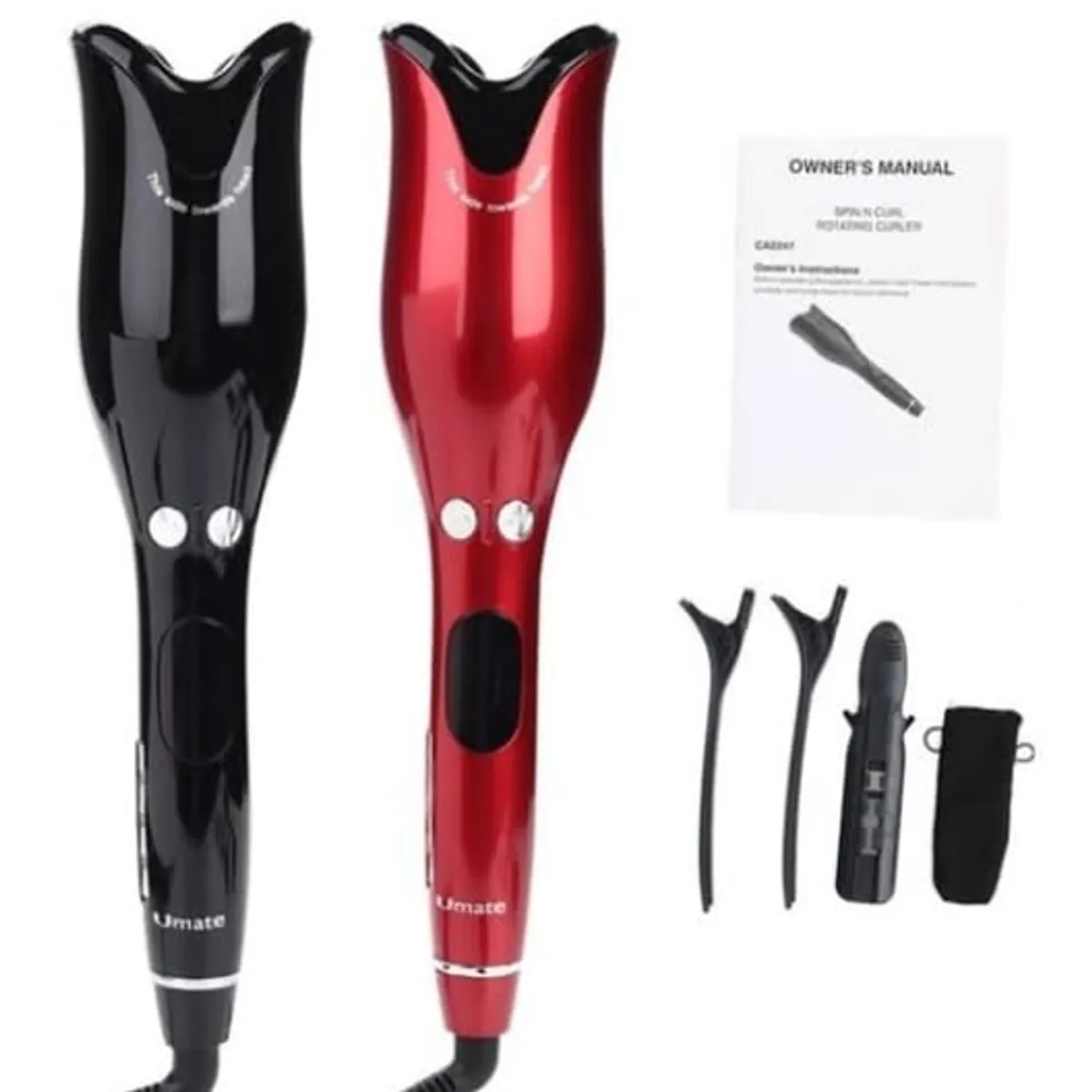 MOVI - Onduladora Giratoria Automática U-mateCerámica Rotatoria y Pantalla LCD