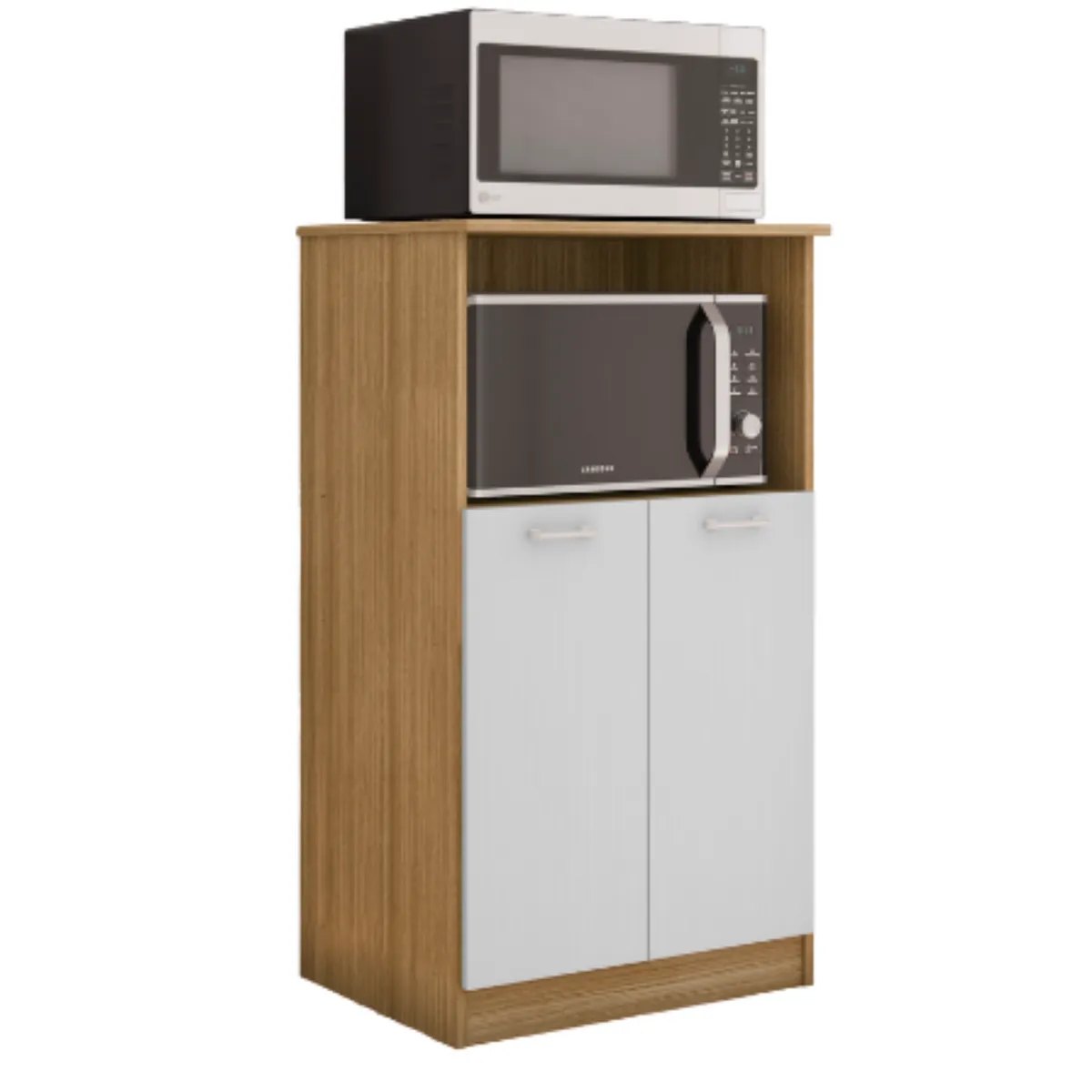 MOVELARIA - Combo Mueble para Microondas Orion y Mueble de Cocina Kris K0204