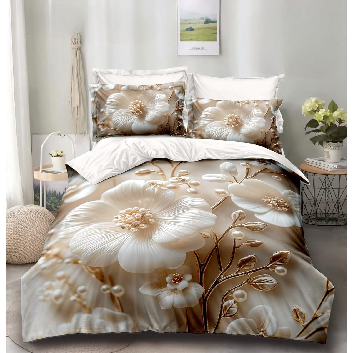 GENERICO - Quilt de Verano 2 Plazas Efecto 5D TFAM10