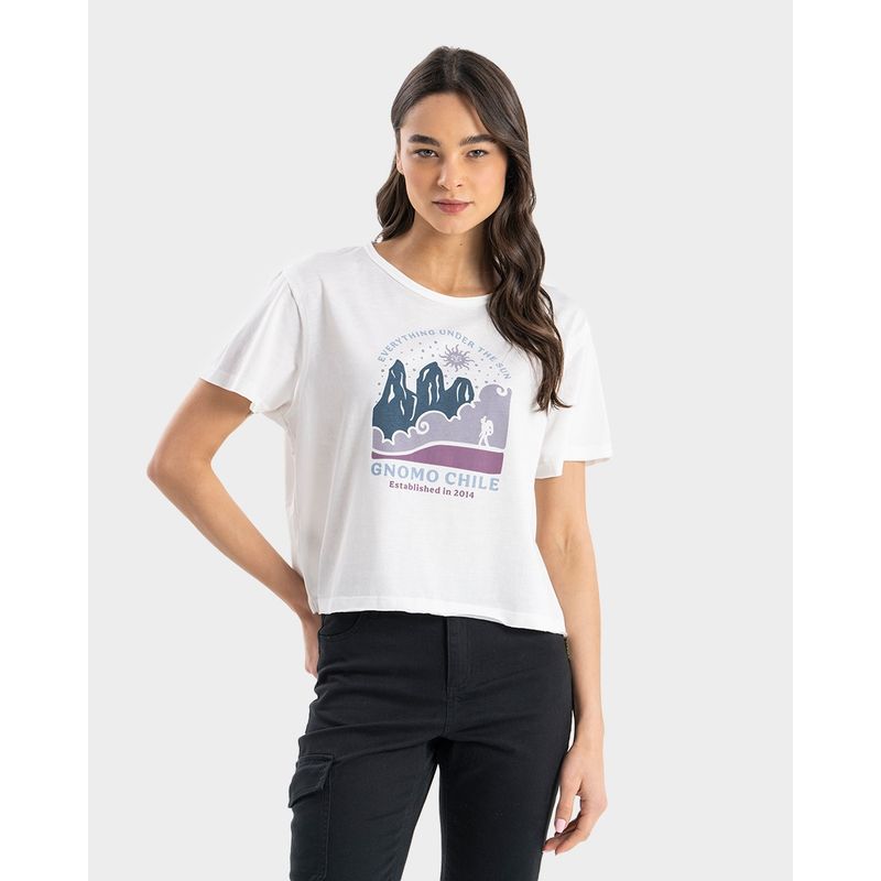 GNOMO - Polera Eco F-18 Mujer Gnomo