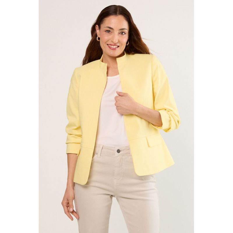 MA GRIFFE - Blazer Mujer Amarillo Magriffe
