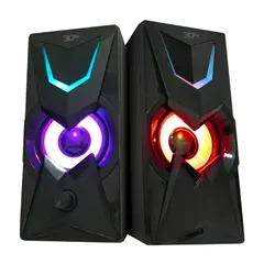 3DFX - Parlantes Gamer 2 GWYDYON 10W Sonido Real - SC