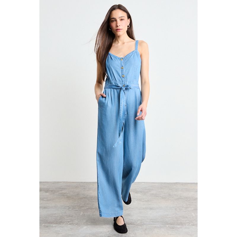 IO - Enterito Liso Mujer Azul Io