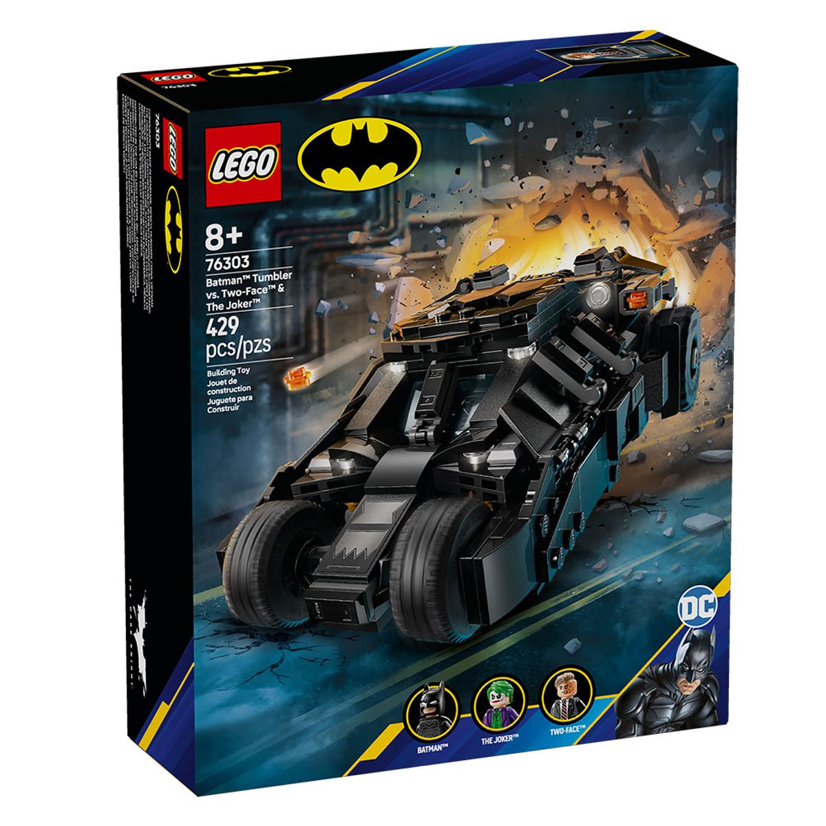 LEGO - LEGO Tumbler de Batman™ vs. Two-Face™ y The Joker™ (76303)