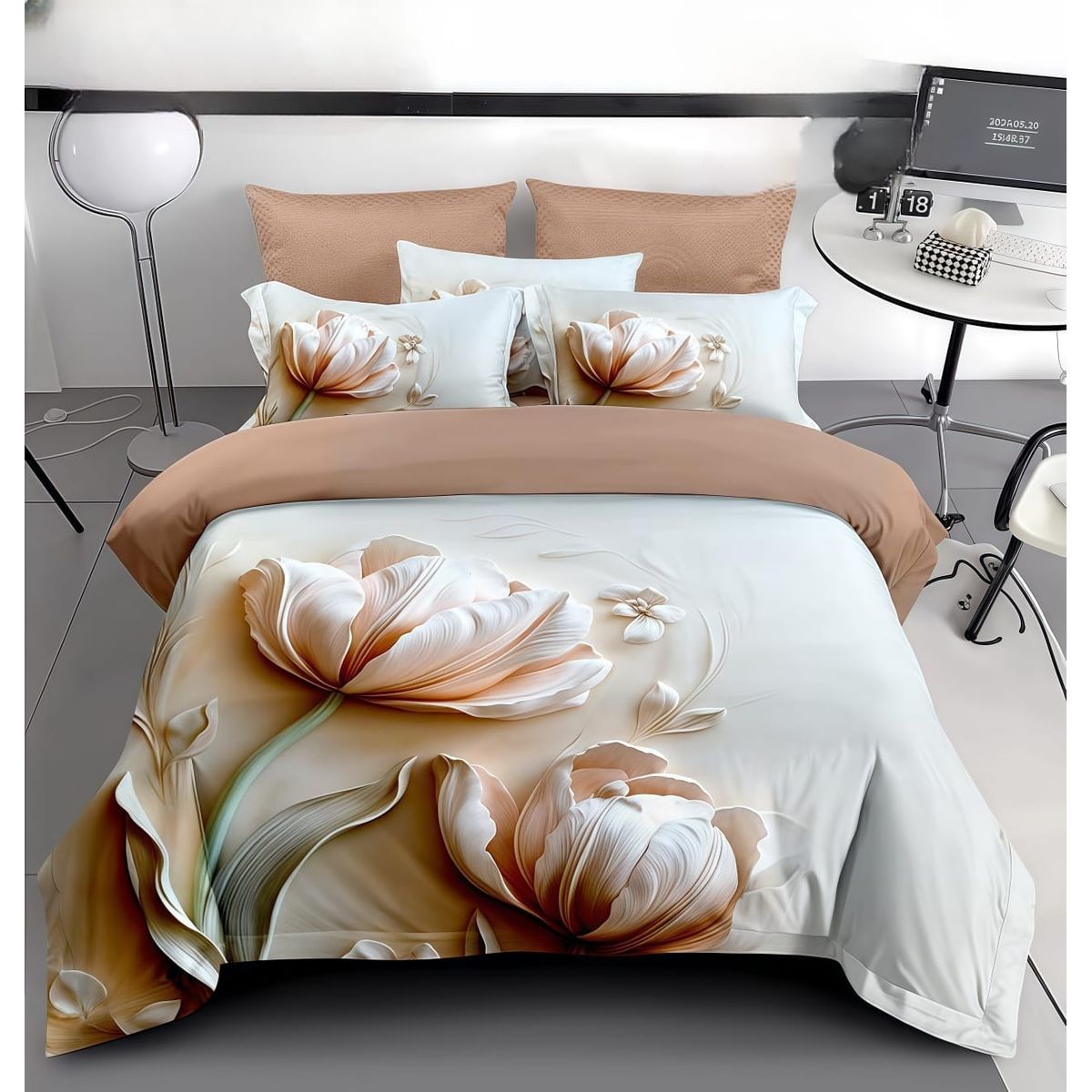 GENERICO - Quilt de Verano 2 Plazas Efecto 5D TFSM04