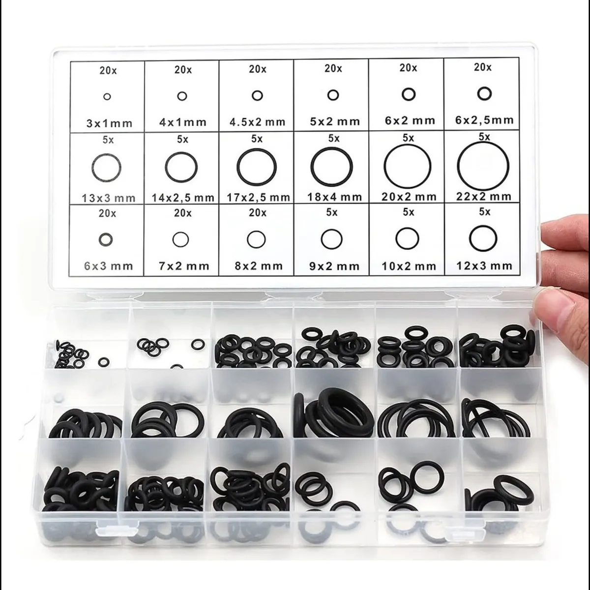 GENERICO - O-RING AIRE ACONDICIONADO AUTOS 225 PIEZAS