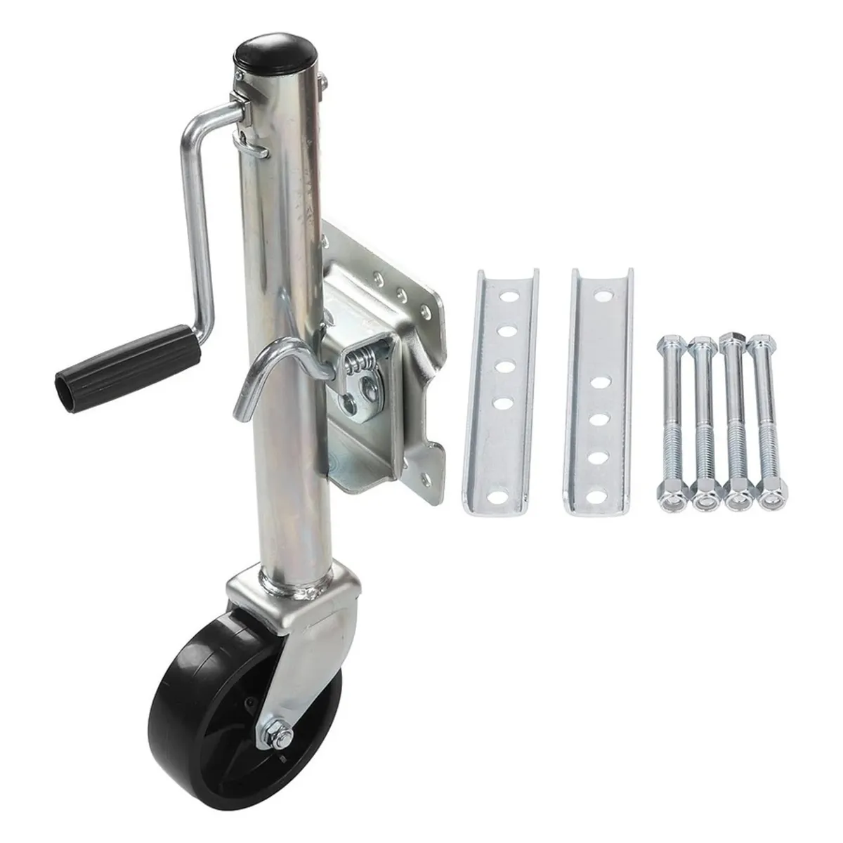 GENERICO - PATA CARRO ARRASTRE RUEDA MANIOBRABLE ENGANCHE