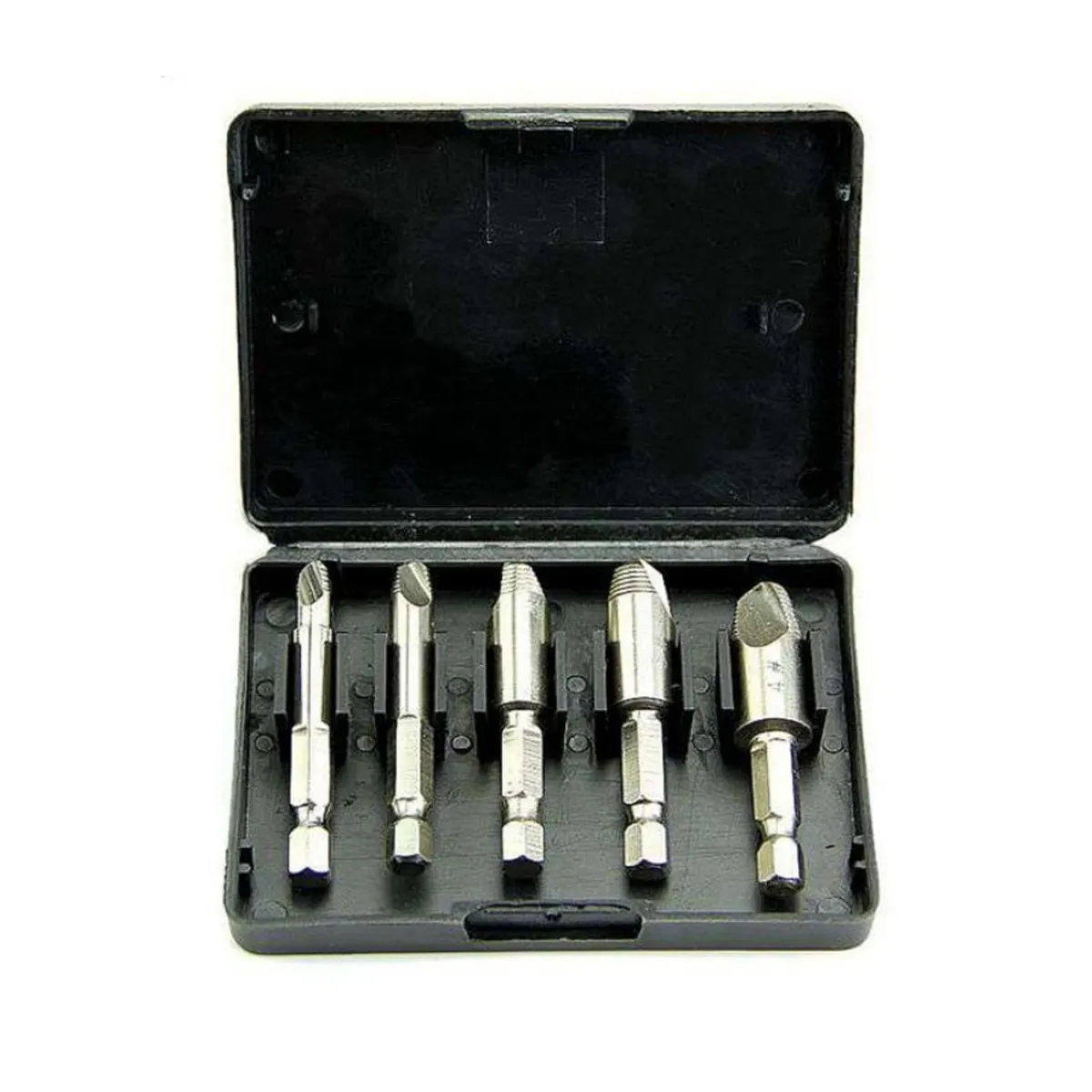 GENERICO - SET BROCAS EXTRACTOR TORNILLOS PERNOS ROTOS CABEZA RODADA
