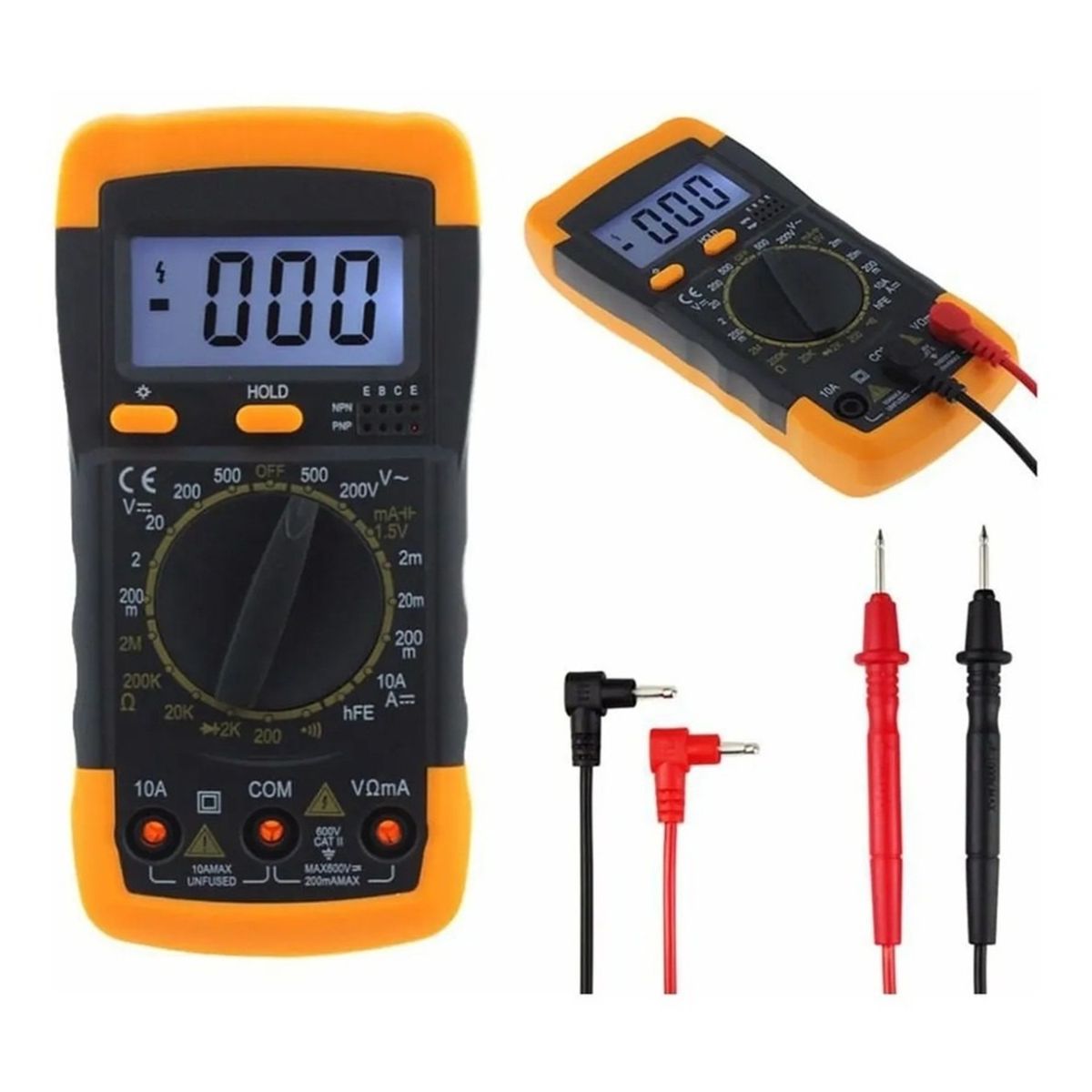 GENERICO - TESTER MULTIMETRO DIGITAL PANTALLA LCD A830L