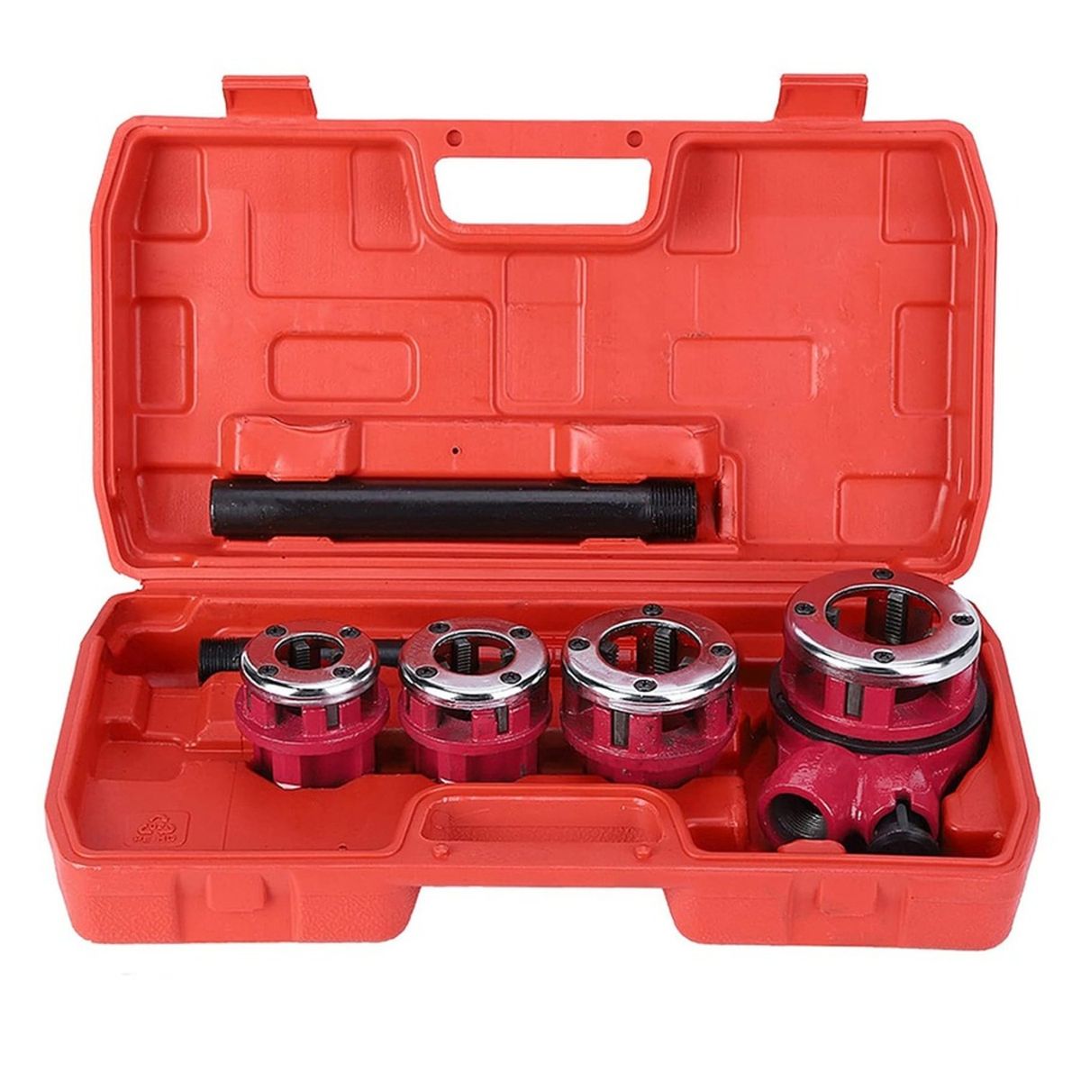 GENERICO - SET JUEGO DE TERRAJAS MANUAL PARA TUBO 4 PIEZAS 12 - 1 14