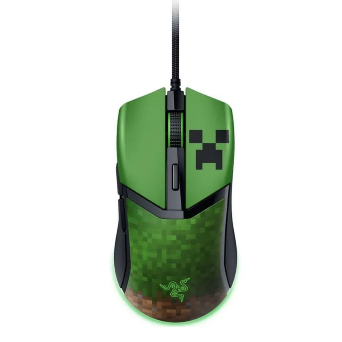 RAZER - Mouse Gamer Razer Cobra Usb Minecraft Edition Color Verde