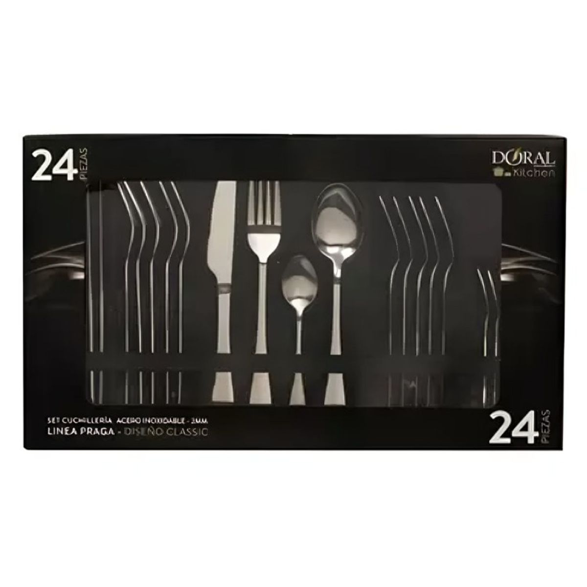 DORAL - SET CUCHILLERIA PRAGA 24 PZS 20mm S DORAL