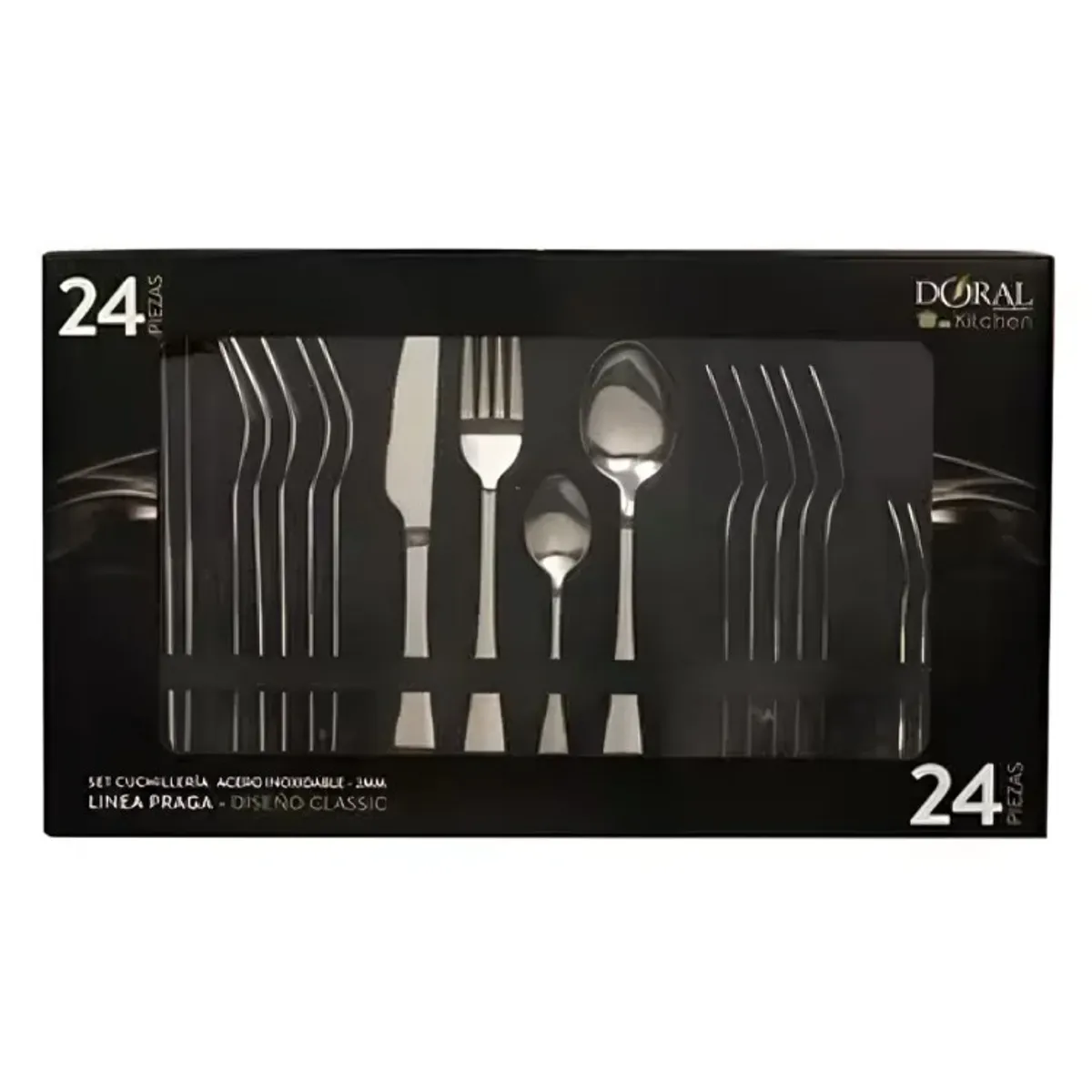 DORAL - SET CUCHILLERIA PRAGA 24 PZS 20mm S DORAL