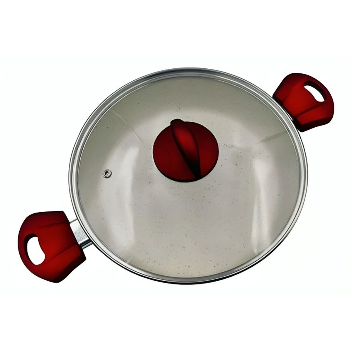 GENERICO - OLLA ARROCERA DE CERAMICA MARMOLEADA ANTIADHERENTE 26CM