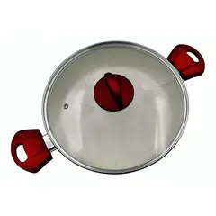 GENERICO - OLLA ARROCERA DE CERAMICA MARMOLEADA ANTIADHERENTE 26CM