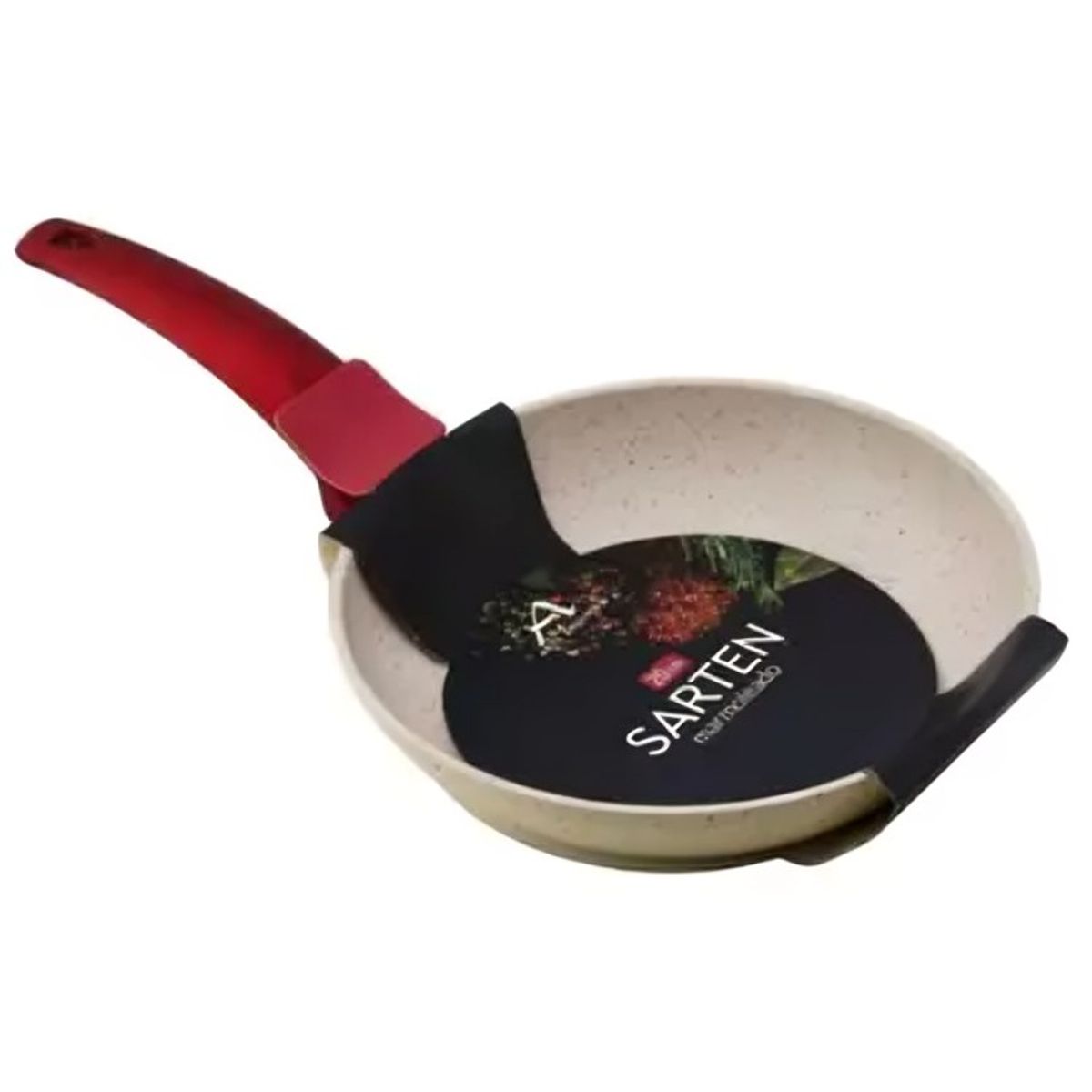 GENERICO - SARTEN DE CERAMICA MARMOLEADO 24 CM ARTE ANDINO