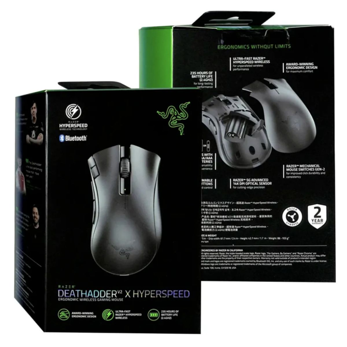 RAZER - Mouse Gamer Razer MOUSE DEATHADDER V2 X HYPERSPEED