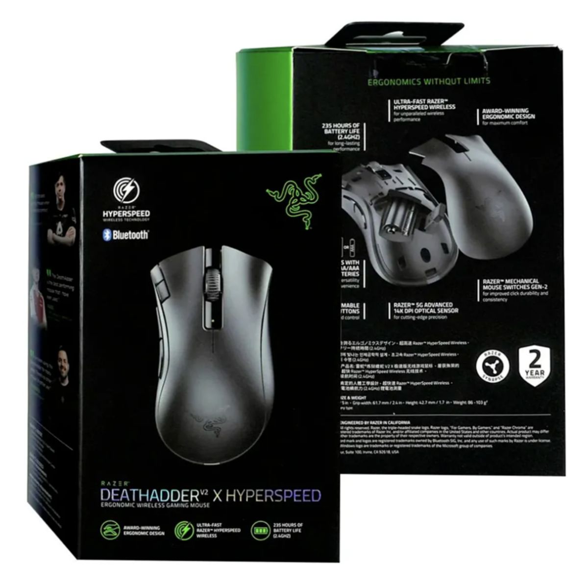 RAZER - Mouse Gamer Razer MOUSE DEATHADDER V2 X HYPERSPEED