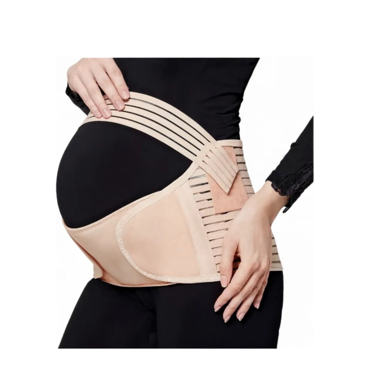 GENERICO - Faja Prenatal 3 En 1 Maternal Color Beige Talla Talla Unica