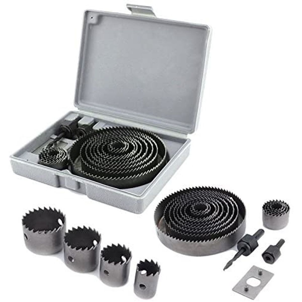 GENERICO - SET SIERRA COPAS 16 PIEZAS PARA MADERA