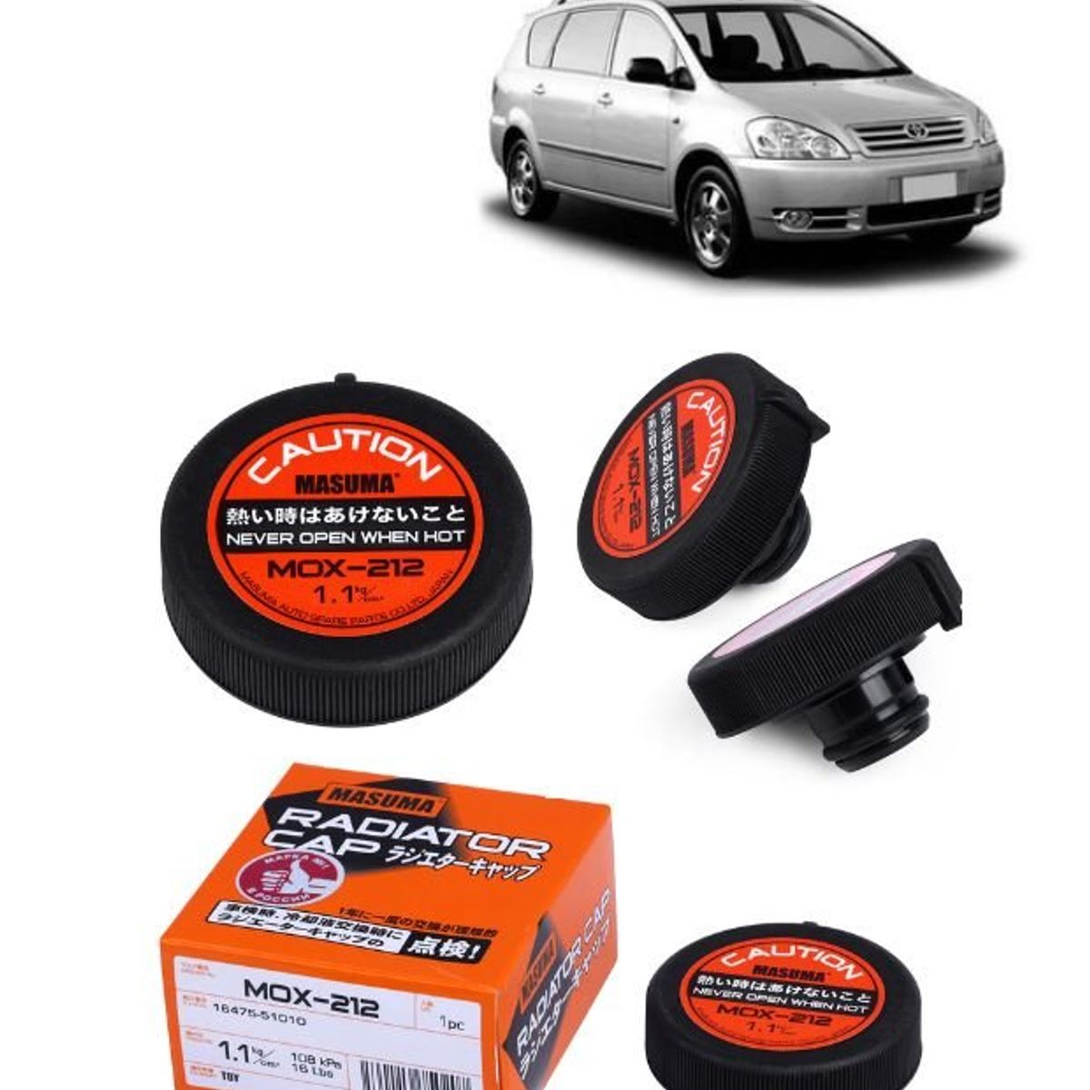 GENERICO - Tapa de Radiador Masuma ParaToyota Avensis Verso01-05MOX-212