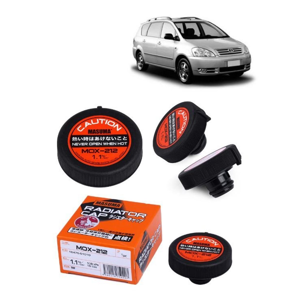 GENERICO - Tapa de Radiador Masuma ParaToyota Avensis Verso01-05MOX-212